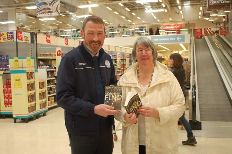 Neil manager of Tesco and Author Terry H Watson